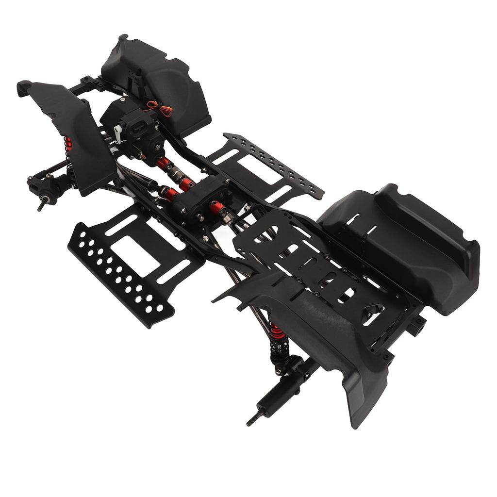 RC Crawler Car Chassis Frame 2 Speed Transmission 4 Shock Absorbers 313mm Wheelbase Chassis Frame for AXIAL SCX10 1 10