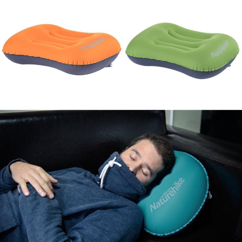 Naturehike Letter Print Travel Inflatable Pillow For Long Flights And Outdoor Use