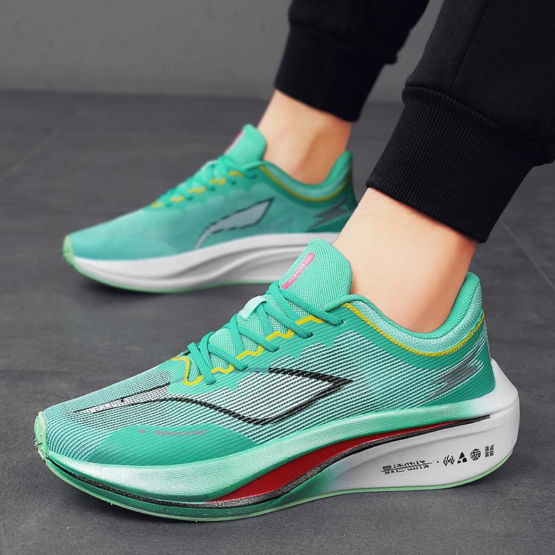 Autumn middle school students running shoes small size sports shoes men shock absorption breathable professional ultra-light running shoes sports clas