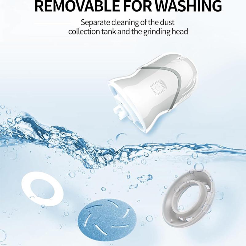 Safe and Efficient Automatic Adsorption Foot Grinder Electronic Exfoliating Callus Remover Pedicure Tool