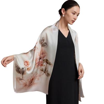 Shanghai Story 100% Mulberry Silk Scarf & Shawl Gift Set