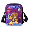 Kids Cartoon Crossbody Bag School Durable Oxford Fabric Shoulder With Fun Print Ages 6-12
