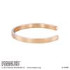 Snoopy PEANUTS Bangle Surgical Stainless Steel Pink PNST003GO [White Clover]