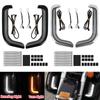 Motorcycle LED Fairing Lower Grills Light For Harley Touring Street Electra Glide Road Glide 1996-2013