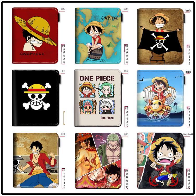 Portmonetka na monety i etui na karty zapinane na zamek błyskawiczny z motywem One Piece