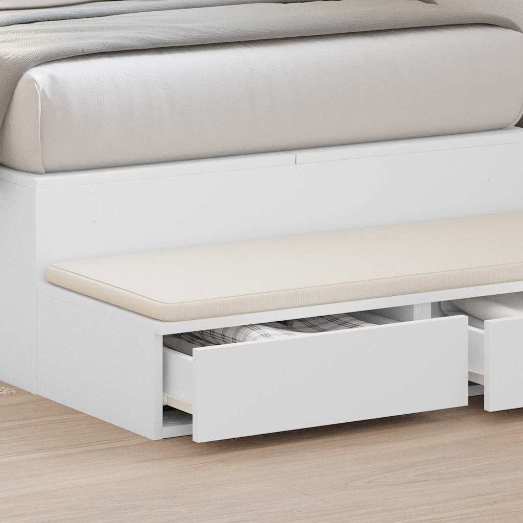 Bed Drawers White 100 x 36.5 x 16.5 cm Particleboard