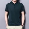 Hochelastisches Nahtloses Herren-Poloshirt aus Eisseide - Schnelltrocknend, Sommer, Kurzärmlig, Bügelfrei, Neuer Stil