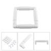 Square Rectangle Plastic Clip Frame for Embroidery Cross Stitch Quilting Needlepoint Tool