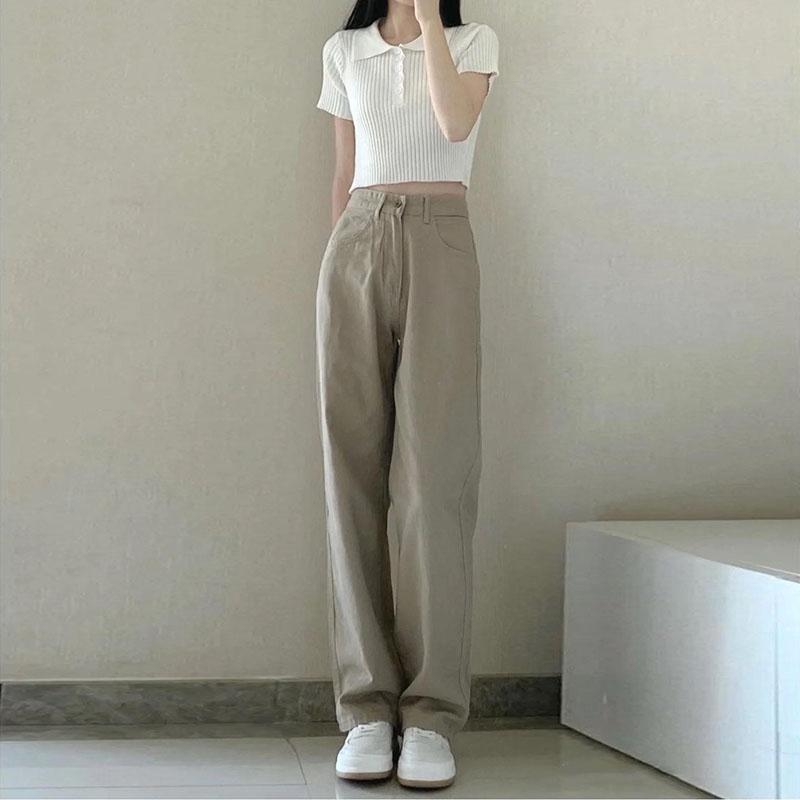 Straight Leg Jeans for Women High Waist Trend Denim Pants Mom Jean Baggy Pants Casual Comfort Trousers Oversize