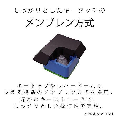 BUFFALO USB connection wired stylish keyboard black BSKBU15BK