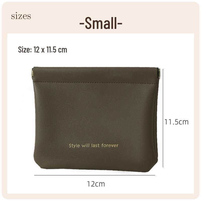 

Angenieux Multi-Purpose Travel Makeup Bag: Portable Cable & Lipstick Organizer with Self-Closing Design PU, Odorless