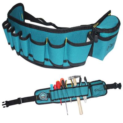 Multi-pockets Waist Tool Bag Electrician Adjustable Hardware Storage Belt Pouch