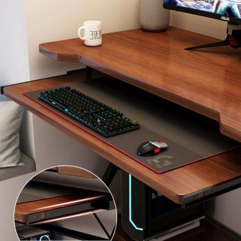 Small Computer Desk for Small Spaces Writing Table with Stand Keyboard Tray Monitor Storage for Home Office Laptop Table