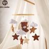 Baby Mobile Rasselspielzeug 0-12 Monate für Baby Neugeborene Kinderbett Bettglocke Kleinkind Rassel Karussell Baby Lernspielzeug Kinder Geschenk