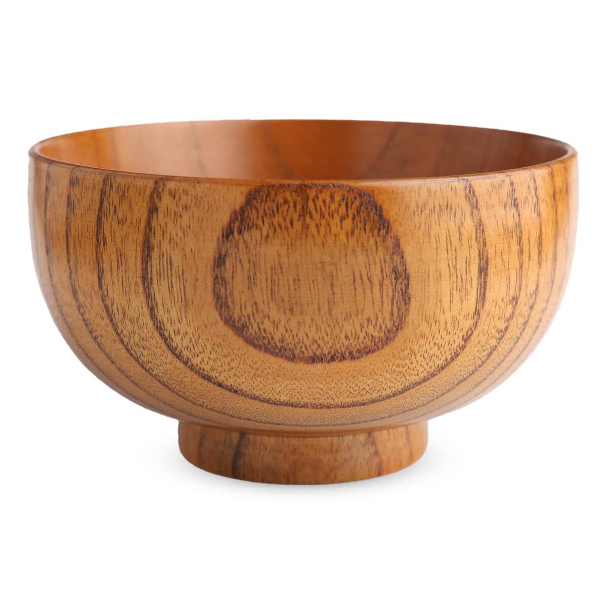 Wooden Soup Bowl Cloth Bag Lacquer x J-kitchens 11.8 6.8cm коричневый