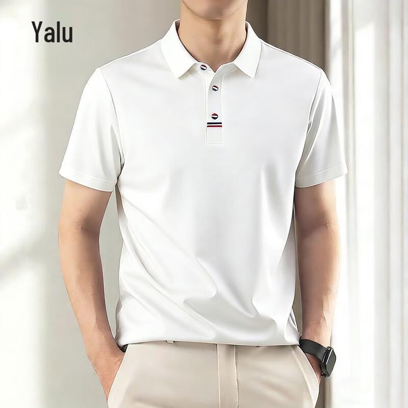 

Men s Solid Color Short Sleeve Polo Shirt 2XL