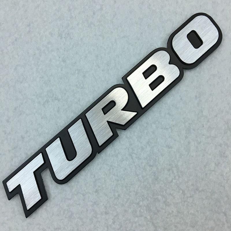 

3d Pc 1 Car Emblem Sticker Turbo Rear Trunk Car Badge For Ford Focus Silver