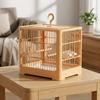 Square Bird Cage Lightweight with Slide-out Tray Lockable for Budgies