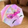 1PC Unicorn Rainbow Umbrella-8-Rib Reinforced Portable Folding Travel Suitable for All Seasons Outdoor Daily Use-Z0480