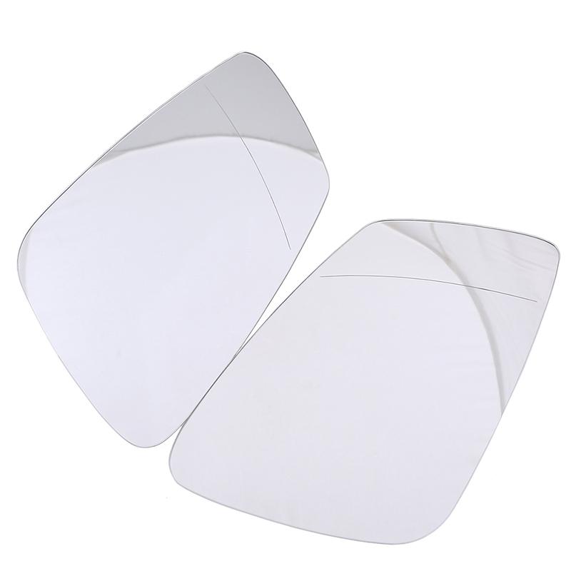 Vetro Specchio Retrovisore 1 Coppia Vetro Specchio Retrovisore Riscaldato Lato Porta Sinistra e Destra per BMW X5 E70 2008-2013 Blu