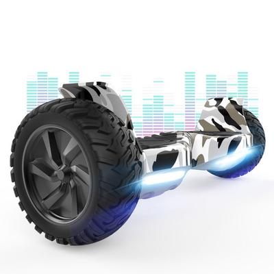8.5 Inch Hummer All-Terrain Hoverboard LED Bluetooth with Powerful Motor Ideal Gift Camouflage