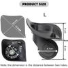 2Pcs Suitcase Wheels Luggage Spinner Caster Silent  Luggage Wheels Replacement Wheels Customs Box Trolley Accessories Hot