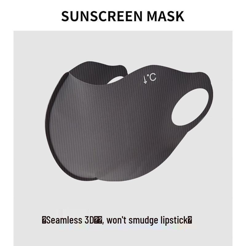 Junbie 3D Ice Silk Sun Protection Face Mask