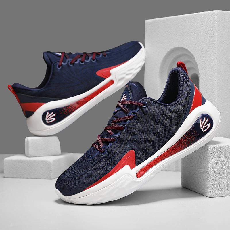 2025 New Professional Basketball Shoes for Men and Women Low-top Students Breathable and Wear-resistant Youth Game Training Actual Sneakers