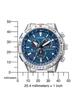 Citizen Silver Fashion Watch Men's CB5000-50L Stainless-Steel Eco-Drive