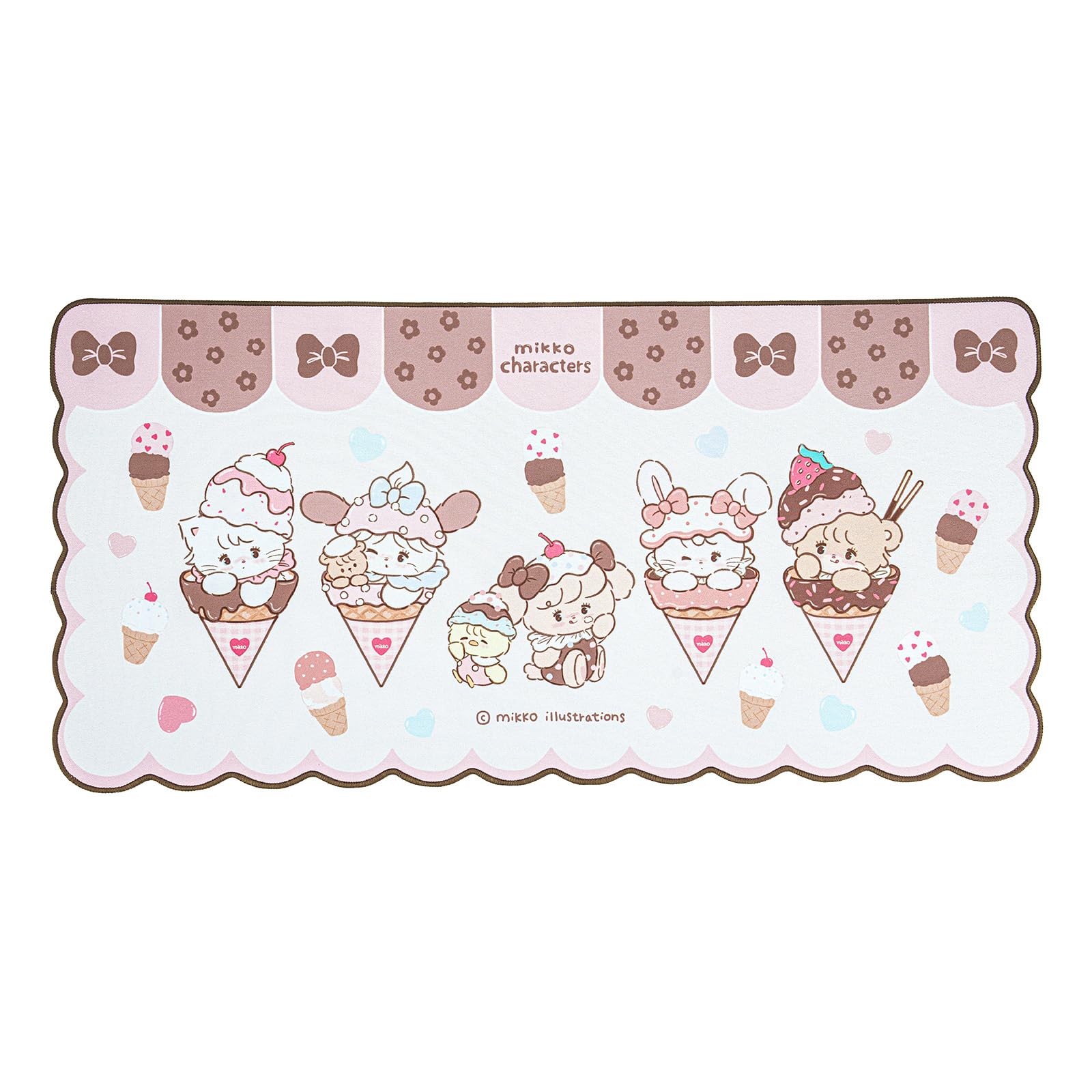 

GeekShare Large Mouse Waterproof Easy to Office Switch Design Mouse Cute Gift Mikko Sweet Corn Mouse Pad Pad, Material, Clean, Use, Pad, Design, -