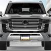 1Set Cross Border Modification of US Standard License Plate Frame, Transparent License Plate Frame, Plastic Metal