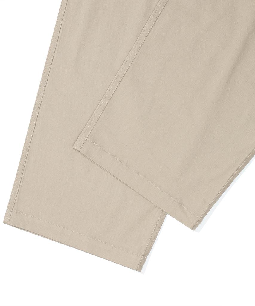 COLUMBIA UNIVERSITY M-Label Loose-Fit Pintuck Pants Heritage Beige