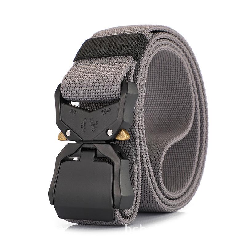 

Men s Elastic Tactical Outdoor Belt with Custom Logo Option 105cm