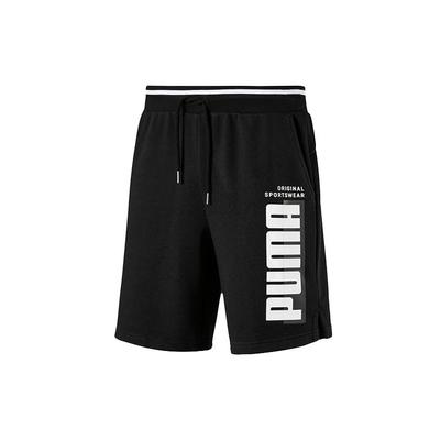 Großer Logo-Print Kordelzug Lässige Shorts Herren Unterteile Schwarz 844236-01