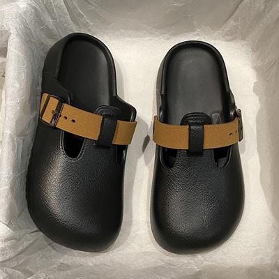 2025 Neue Damen Outdoor Strand Damen Hausschuhe Retro Dicke Sohle Baotou Sandalen Sommer Niedlich Weiche Sohle Damen Sandalen