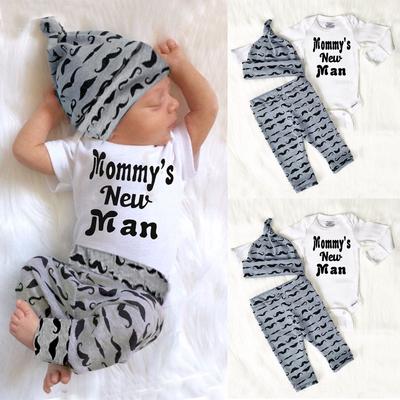 Baby Infant Boy Girls Newborn Cotton Love Mom Dad Romper Clothes Jumpsuit RJU