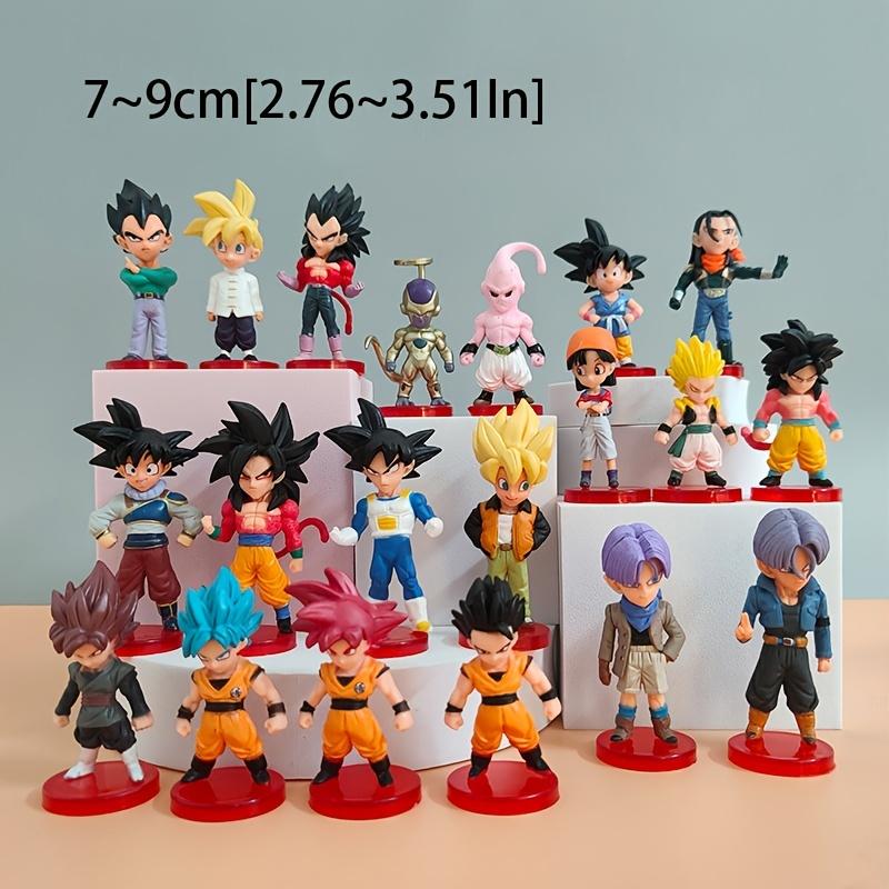 Dragon Ball Figures Saiyan Goku Mini Anime Figure 20 Styles Toys Anim Models For Children's Birthday Gift Car Decoration