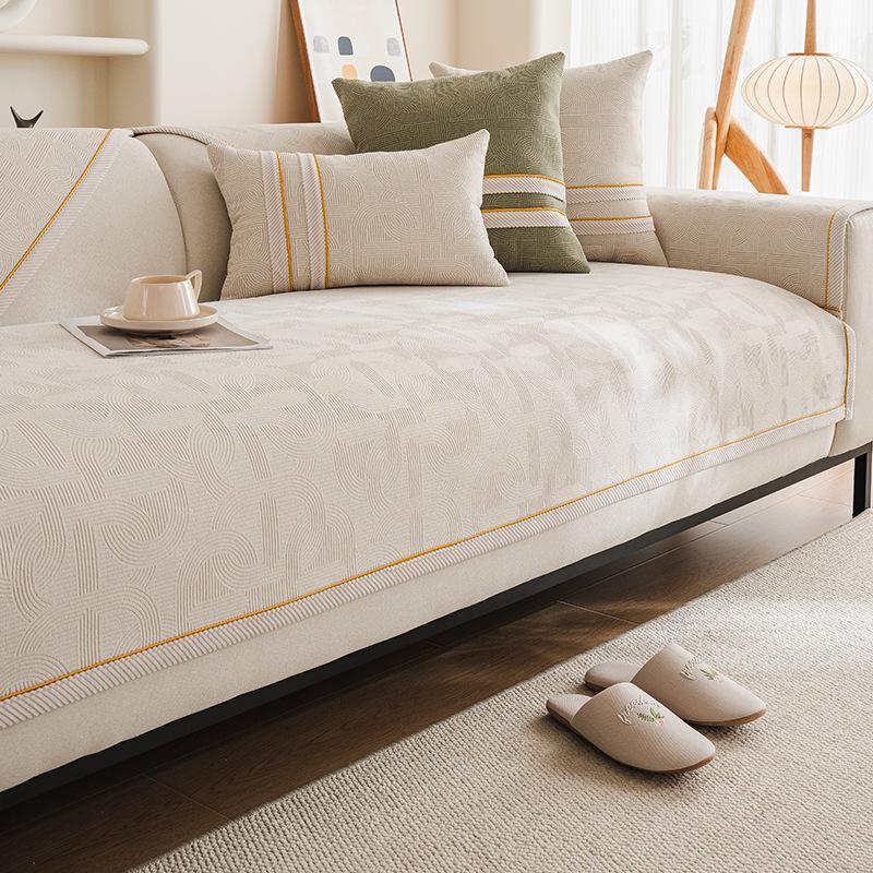 Chenille Light Luxury Sofa Cushion New Simple Four Seasons Universal Non-Slip Cushion Cushion Full Covered Cloth Sofa Cover