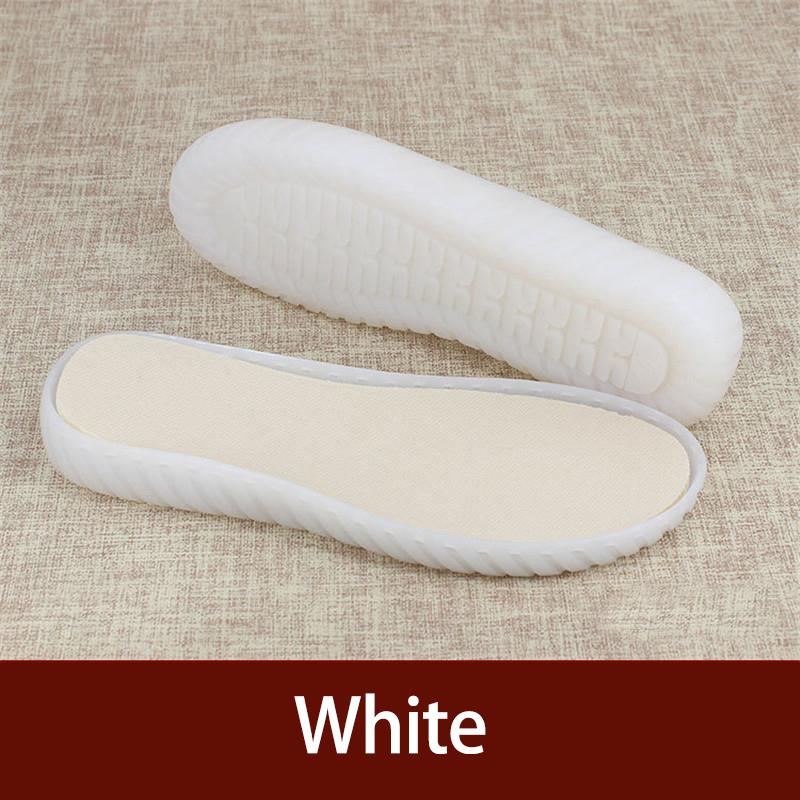 Rubber Soles Autumn Winter Hooks Soles Transparent Crystal Shoes Protector Non-slip Tendon Bottom Hand-knitted Slippers Sandals