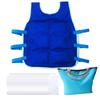 Ice Vest Cooling Safety Vest Outdoor High Temperature Clothing Adjustable Cool Jacket Summer Outdoor Ice Pack Cooling Vest