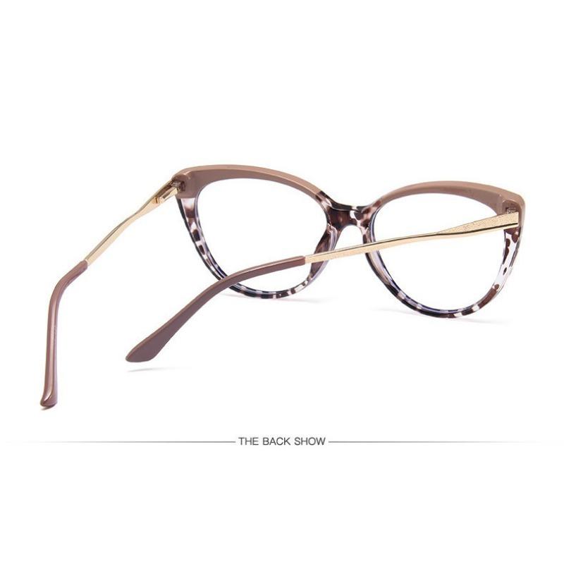 Anti Blue Light Glasses Anti Radiation Metal Frame Eyeglasses Replaceable for Women/Men