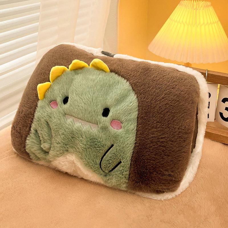 Electric Plush Hot Water Bottle: Washable, Cute Warm Baby Compress Bag & Hand Warmer
