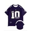 Unisex NO.10 Short Sleeved T-shirt for Sports Daily Casual Unisex Men's Summer Racing