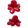 Jellycat Ocean Series Red Octopus Cute Doll Plush Figure Sitting Height 27cm/47cm Height