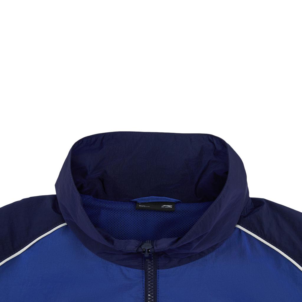 Li Ning Sports Lifestyle Series Stand Collar Logo Couple Sports Jacket Unisex Jacket AJDW085-3
