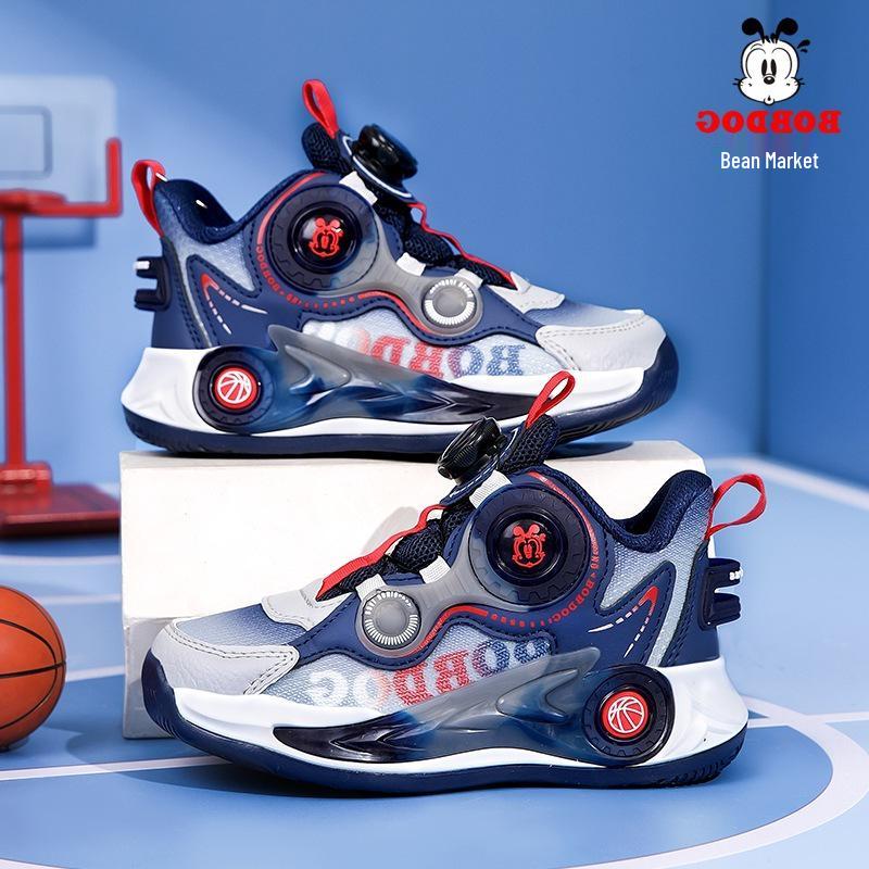 Bobodou Boys' Non-slip Breathable Basketball Running Shoes - Autumn 2025 Trend
