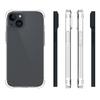 For iPhone 15 Super Clear TPU Cell Phone Case Non-Slip Anti-Dust Mobile Phone Back Cover Shell