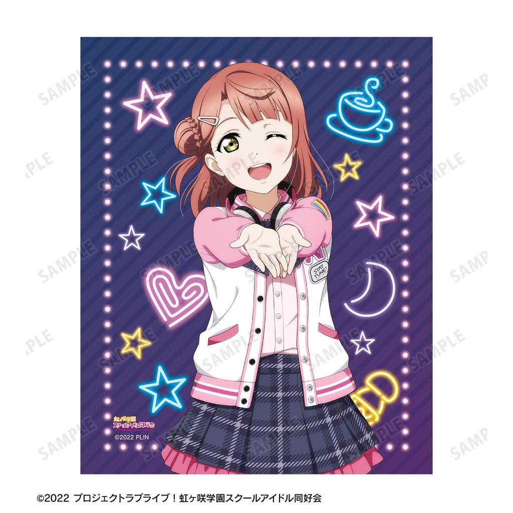 Love Live! Nijigasaki High School Idol Club Original Illustration of Ayumu Uehara Miracle STAY TUNE! Canvas Board