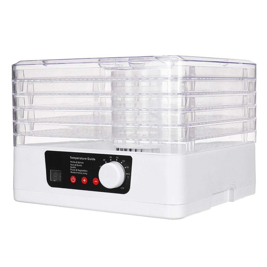 Spice and fruit dehydrator, household vegetable dryer, transparent fruit dryer, touch-controlled pet food dryer US