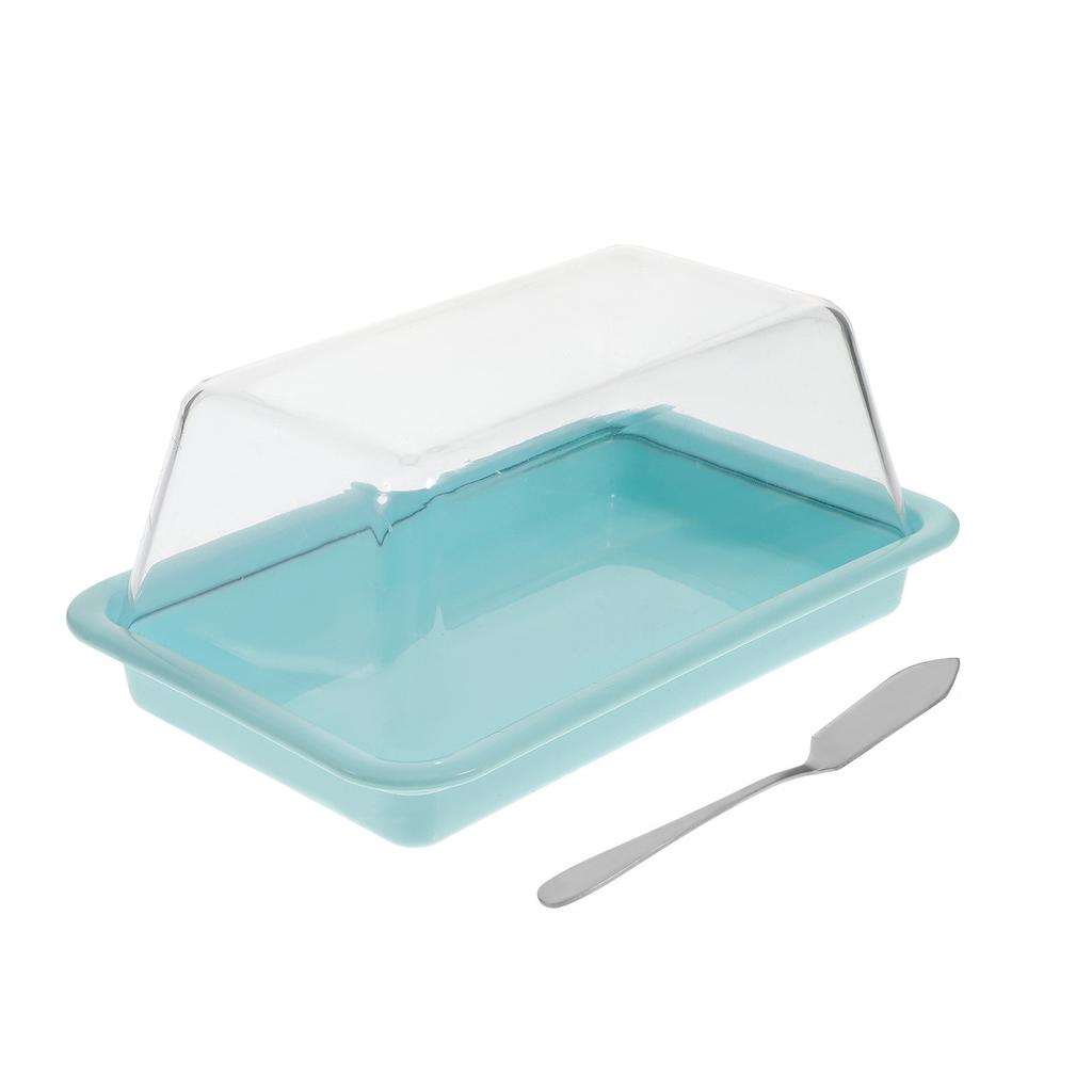 Butter Storage Container Cheese Tray Material Smooth Surface Airtight Cover Easy to Clean Mothproof Keep Food Fresh